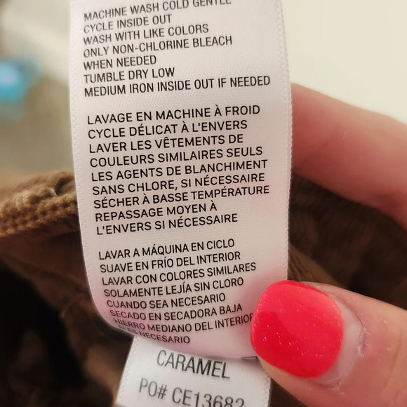 New Current Elliott The Standard Carmel Pant 25 - Picture 6 of 8